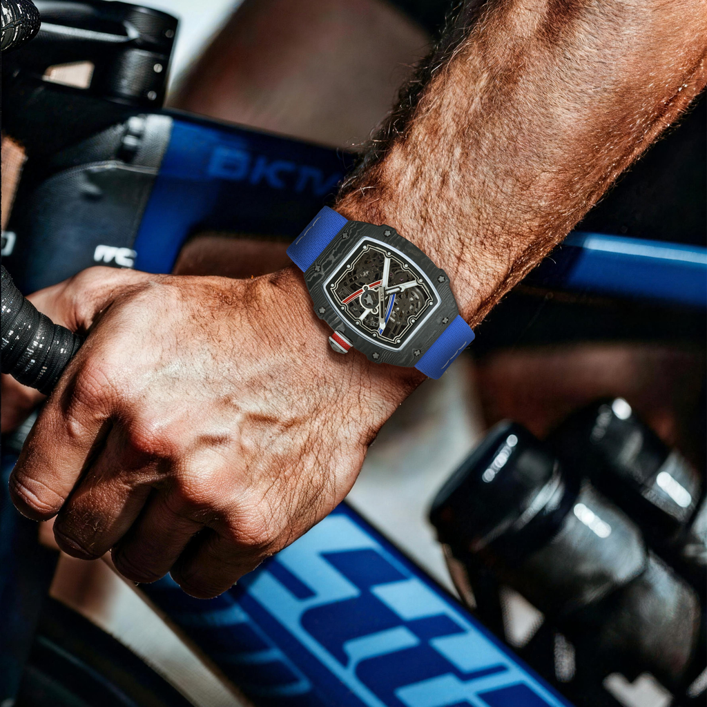 Tronyx | Carbon Skeleton Watch