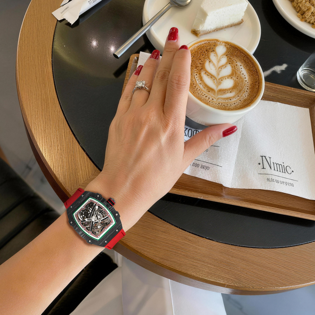 Velhar | Carbon Skeleton Watch