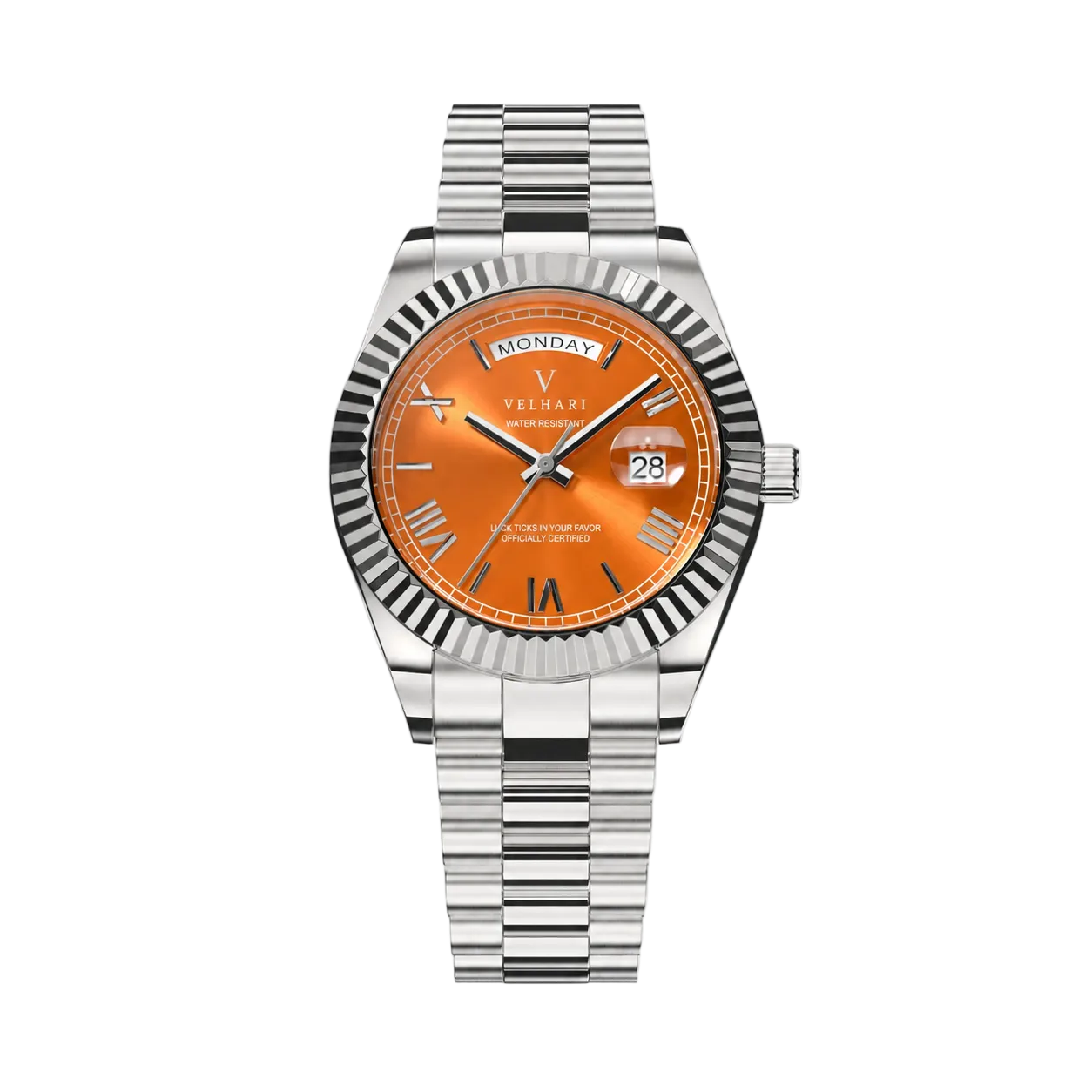 Santos | Gold Crimson Classic Automatic Watch