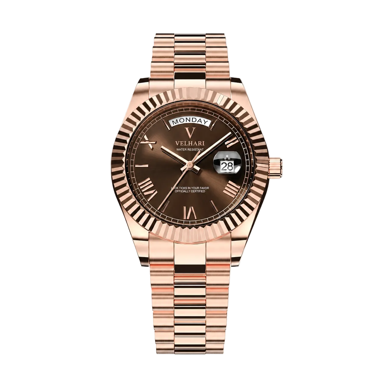 Santos | Gold Crimson Classic Automatic Watch