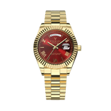 Santos | Gold Crimson Classic Automatic Watch
